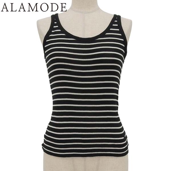 CELINE(セリーヌ) ボーダー タンクトップ キャミソール トップス ノースリーブ ストライプ ...