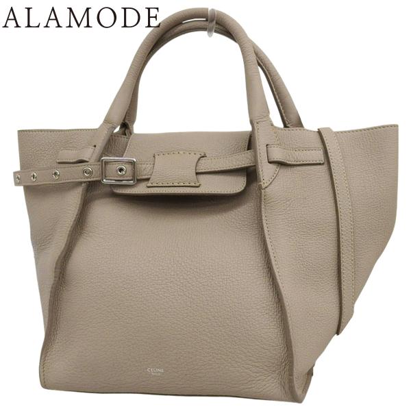 CELINE(セリーヌ) ビッグバッグ スモール ハンドバッグ レザー ライトトープ グレージュ 1...