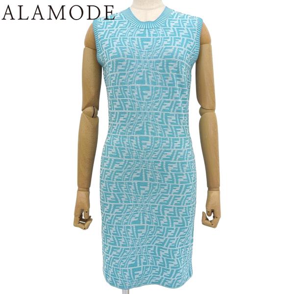 FENDI(フェンディ) Fendi X Sarah Coleman ノースリーブニットワンピース ...