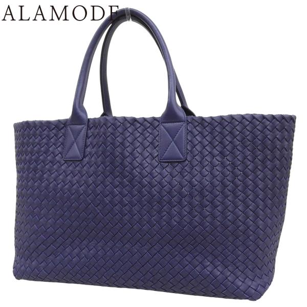 BOTTEGA VENETA(ボッテガ・ヴェネタ) イントレチャート カバMM トートバッグ レザー...