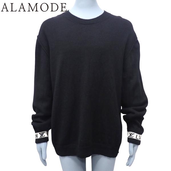 ルイ・ヴィトン クルーネック ニットセーター 2023年 アパレル RM231Q 袖ぐちロゴ XL ...