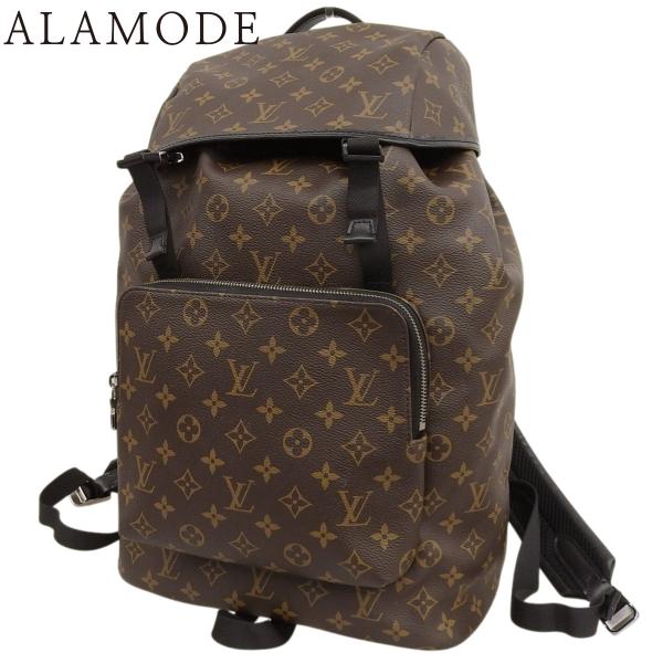 LOUIS VUITTON(ルイ・ヴィトン) モノグラム・マカサー ザック・バックパック ブラウン茶...