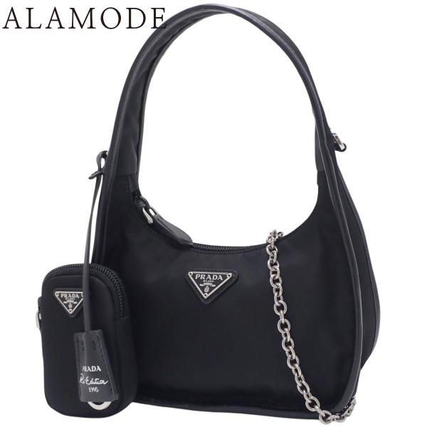 PRADA(プラダ) Re-Edition 1995 テスートバッグ ハンドバッグ ショルダー ミニ...