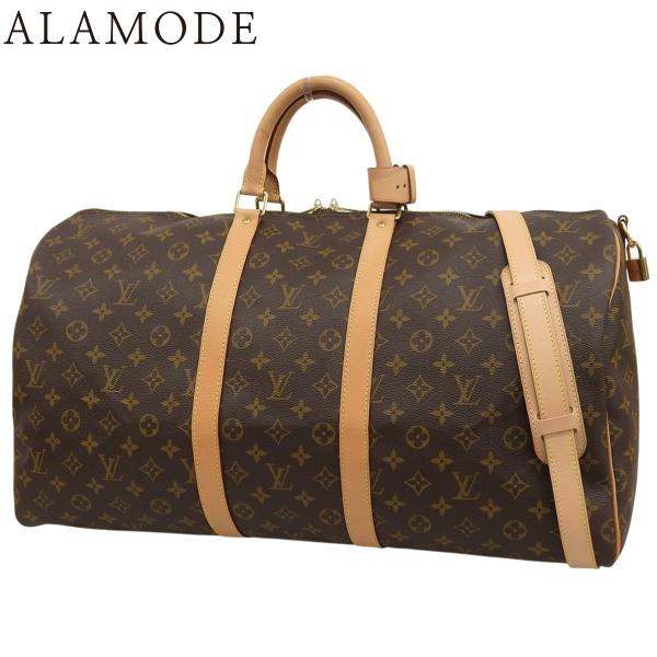 LOUIS VUITTON(ルイ・ヴィトン) モノグラム キーポル・バンドリエール 55 ブラウン茶...