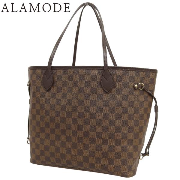 LOUIS VUITTON(ルイ・ヴィトン) ダミエ・エベヌ ネヴァーフル MM トートバッグ スリ...