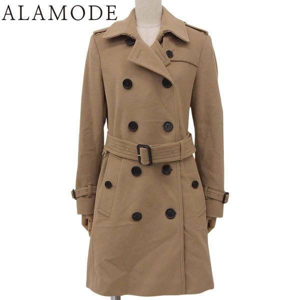 BURBERRY(バーバリー) トレンチコート 42 ウール カシミヤ キャメル茶  レディース 4...