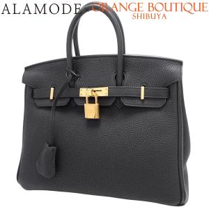 HERMES(エルメス) バーキン25 ブラック黒 トゴ ゴールド金具 Z刻印 ハンドバッグ トート レディース 40802186522【中古】【アラモード】