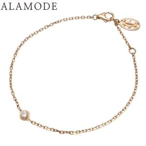 CARTIER(カルティエ) ダムール ブレスレット スモールモデル ダイヤモンド B6040300 ピンクゴールド K18PG 2.1g 40802191772【アラモード】