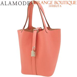 【新品】HERMES(エルメス) ピコタンロックPM ローズアザレ ピンク トリヨンクレマンス K刻印 ハンド トート 40802193247【アラモード】