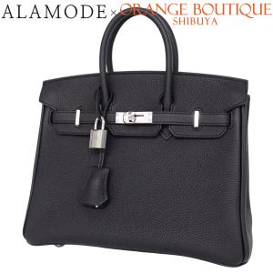 【未使用】HERMES(エルメス) バーキン25 ブラック トゴ シルバー金具 K刻印 ハンドバッグ トートバッグ 40802194035【アラモード】