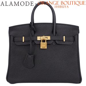HERMES(エルメス) バーキン25 ブラック黒 トゴ ゴールド金具 Z刻印 ハンドバッグ トート レディース 40802197753【中古】【アラモード】