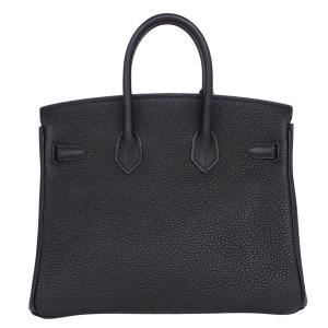 HERMES(エルメス) バーキン25 ブラッ...の詳細画像1