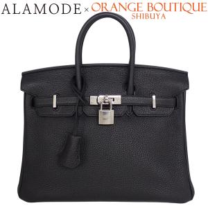 HERMES(エルメス) バーキン25 ブラック黒 トゴ パラジウム金具 シルバー金具 Z刻印 ハンドバッグ トートバッグ 40802199131【アラモード】