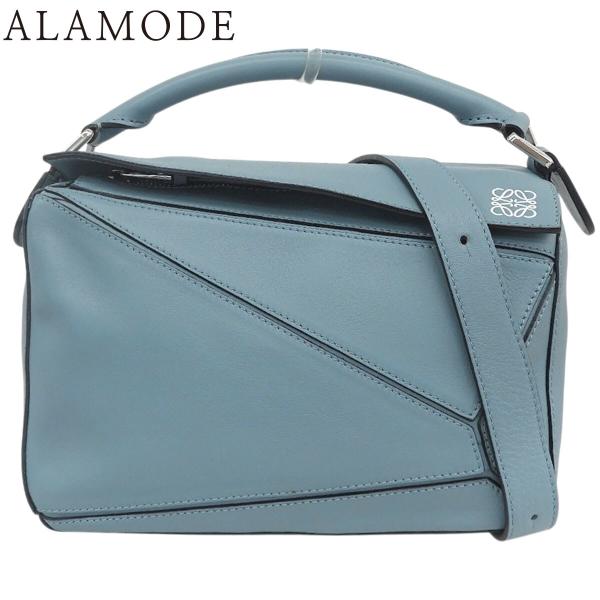 LOEWE(ロエベ) Puzzle パズルバッグ スモール ハンドバッグ 2WAY ショルダー レザ...