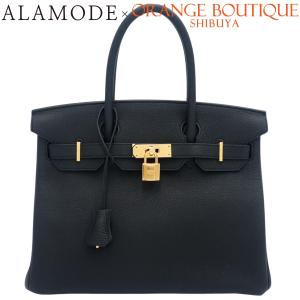 HERMES(エルメス) バーキン30 ブラック黒 トゴ ゴールド金具 Z刻印 ハンドバッグ トートバッグ レディース 40802206041【アラモード】
