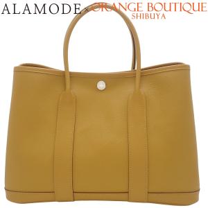 HERMES(エルメス) ガーデンパーティTPM セサミ キャメル茶 エプソン シルバー金具 Z刻印 ハンドバッグ トート 40802207579【アラモード】