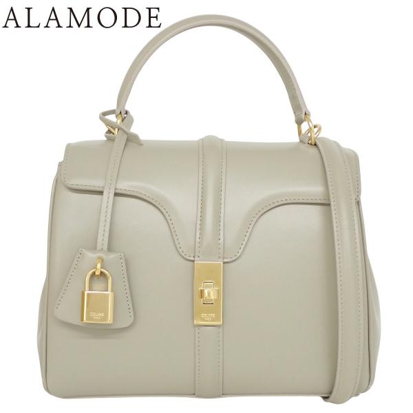 CELINE(セリーヌ) スモール 16セーズ ハンドバッグ 2WAY ショルダー 斜め掛け カーフ...