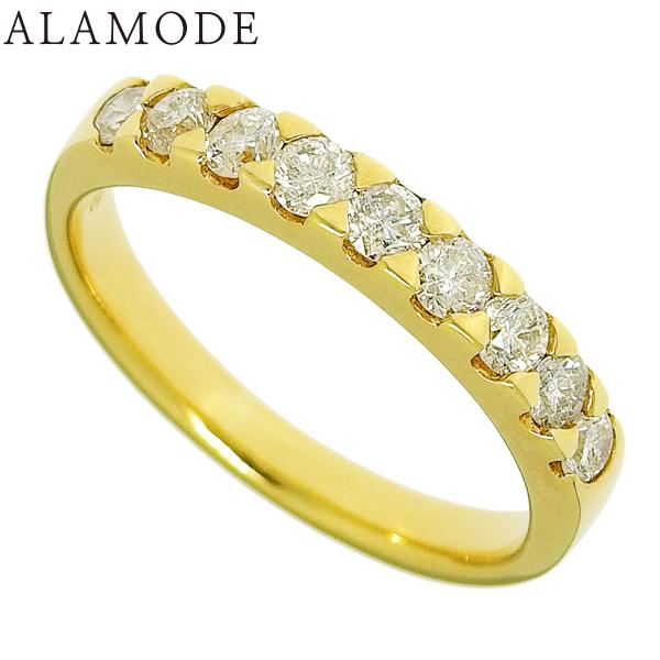 D0.50 ダイヤモンド リング K18 イエローゴールド YG 9PD ダイヤ 9.5(49.5)...