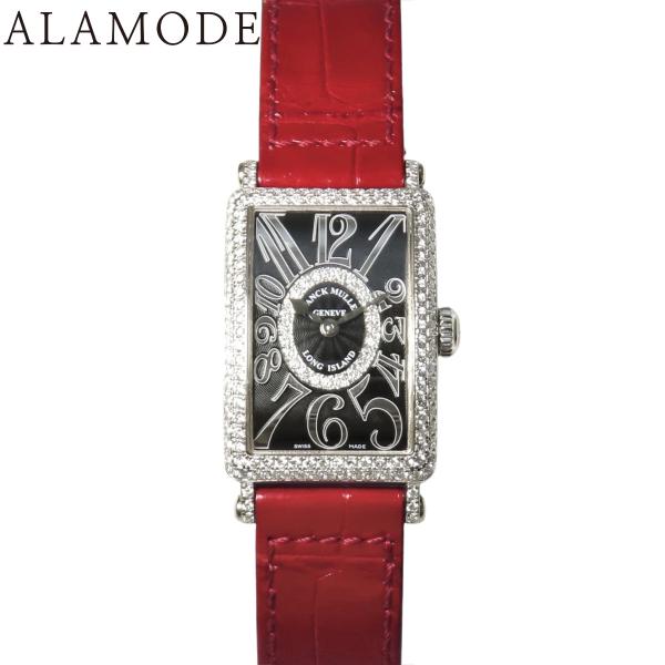 【保証書付】フランクミュラー ロングアイランド 902QZD CD 1R WG/革 クオーツ 腕時計...