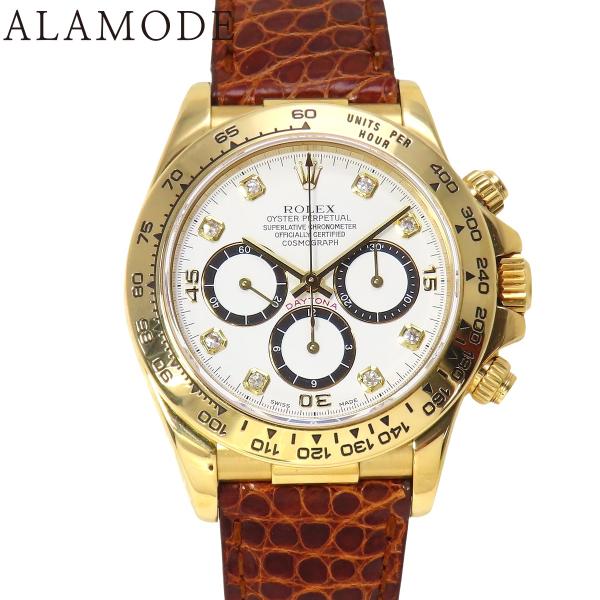 【保証書付】ロレックス デイトナ 16518G YG/革 S番 8PD 自動巻き メンズ 41100...