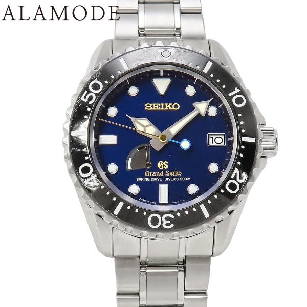 【保証書付】グランドセイコー スプリングドライブ アジア限定 SBGA071 SS ブルー メンズ ...