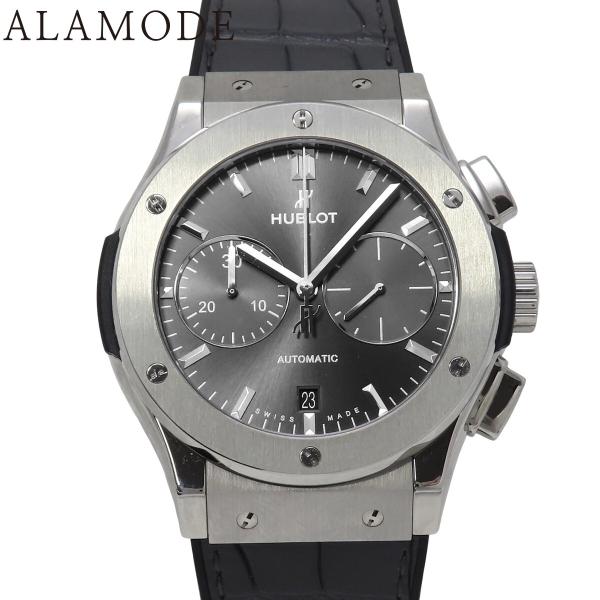 ウブロ クラシック・フュージョン 521.NX.7071.RX TI/革/ラバー グレー 自動巻き ...