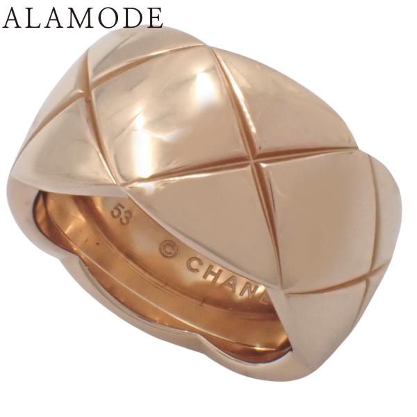 CHANEL(シャネル) ココクラッシュ リング ラージ J10818 ピンクゴールド K18PG ...