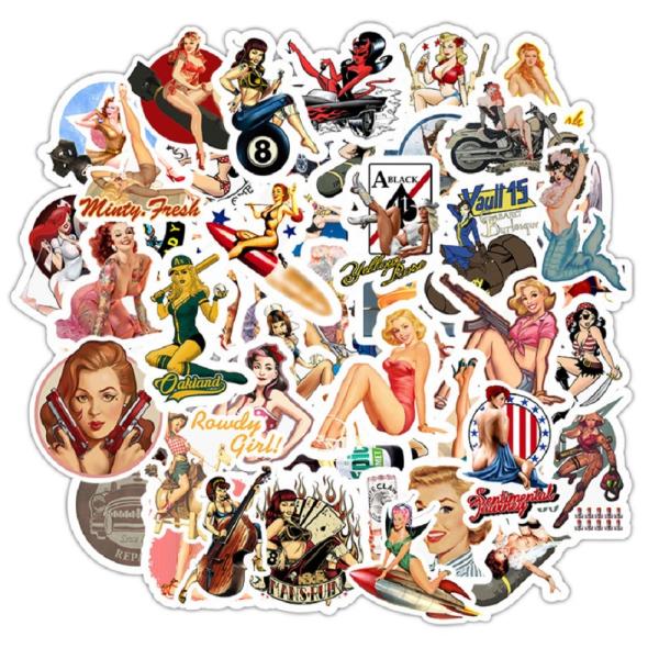 ノーズアート　レトロ　サバゲー　ミリタリー　美人　爆弾美人　スパイ　アメリカガール　巨乳　美女と銃　...