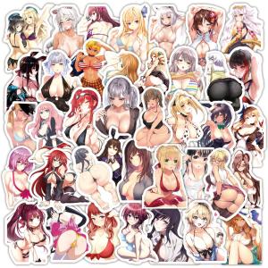 アニメ少女　漫画少女　お宅漫画　恋愛漫画　セクシー美女　美人　巨乳　誘惑　グラビアアイドル　ビキニ　コスプレ　シール　ステッカー50枚KLB