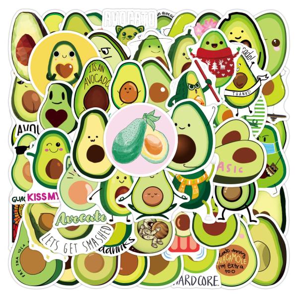 アボカド　Avocado　ワニナシ　シール　ステッカー50枚MMG