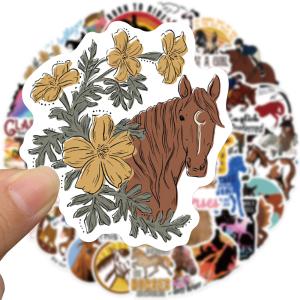 競馬 馬 馬術 騎手 競走馬 平地競走 シール...の詳細画像4