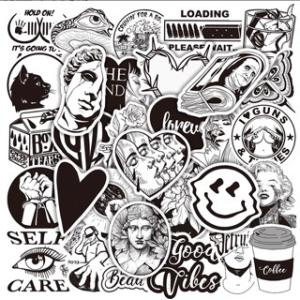 デカダンス　ホラー　ハロウィン　ゴシック　Gothic　ゴシック調　恐怖　イラスト　洋画　白黒　ステ...