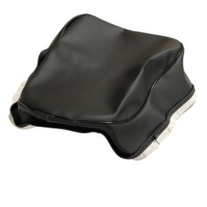 張り替え作業+色が選べる) ZRX400(ZR400E) シート/カバー/生地/表皮 黒