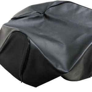 送料無料 スーパーシェルパ(KL250G・H) シートカバー 黒 張替え 純正