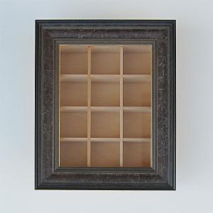 シンブル ケース 指貫 木製 立体額 （前開き 古木） : アルバ ヤフー店