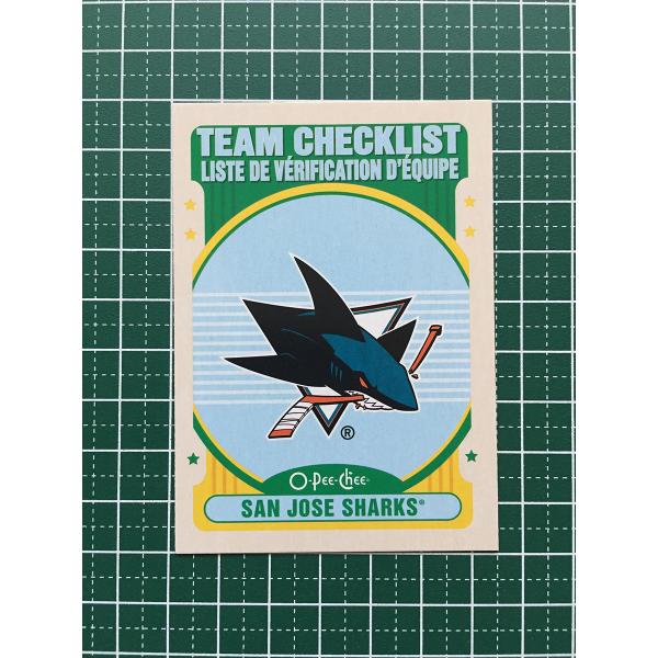 ★O-PEE-CHEE HOCKEY 2021-22 NHL #574 SAN JOSE SHARK...