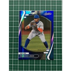 ★PANINI MLB 2022 ABSOLUTE #77 FRANCISCO LINDOR［NEW YORK METS］SPECTRUM BLUE パラレル版 149枚限定「009/149」★｜alba-tesoro