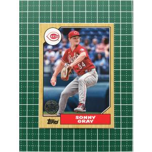 ★TOPPS MLB 2022 SERIES 1 #T87-46 SONNY GRAY［CINCINNATI REDS］インサートカード「1987 TOPPS BASEBALL 35th ANNIVERSARY」★｜alba-tesoro