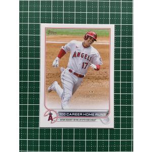 ★TOPPS MLB 2022 UPDATE #US92 大谷翔平／SHOHEI OHTANI／100 CAREER HOME RUNS［LOS ANGELES ANGELS］ベースカード「SH」★｜alba-tesoro