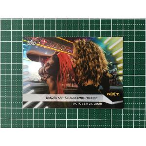 ★TOPPS 2021 WWE WOMEN'S DIVISION #84 DAKOTA KAI ATTACKS EMBER MOON［NXT］RAINBOW FOIL パラレル版★｜alba-tesoro