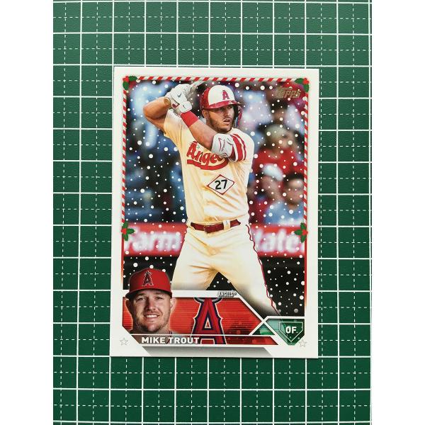 ★TOPPS MLB 2023 HOLIDAY #H27 MIKE TROUT［LOS ANGELE...
