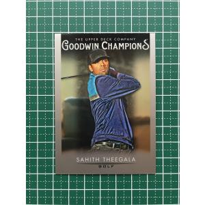 ★UPPER DECK 2021 GOODWIN CHAMPIONS #33 SAHITH THEEGALA［GOLF］ベースカード「BASE PLATINUM」★｜alba-tesoro