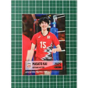 42 【小川智大】2025 バレーボール男子日本代表 トレーディングカード