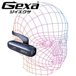 Gexa(ジイエクサ) 5K ウェアラブルカメラ ヘッドマウントカメラ ヘッドカメラ アクションカメラ 手ブレ補正 ハンズフリー 縦型動画撮影 Wi-Fi 512GB対応 GX-117｜alba