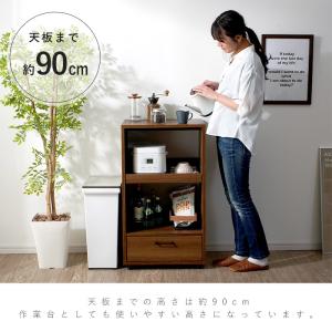 レンジ台 キッチンラック スリム 電子レンジ ...の詳細画像3