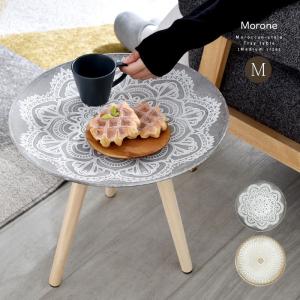 サイドテーブル 丸 おしゃれ 北欧 木製 幅40cm 可愛い アンティーク モロッコ インテリア 雑貨 天然木 スリム ミニ テーブル 一人暮らし ソファテーブル