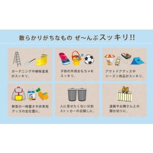 木製 収納庫 屋外 物置 物置き おしゃれ 組...の詳細画像3