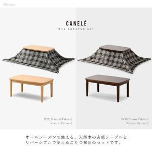 こたつセット 90×55cm こたつ テーブル...の詳細画像1