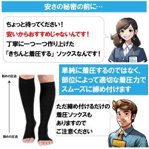 着圧ソックス 加圧ソックス 靴下 下肢静脈瘤 ...の詳細画像4