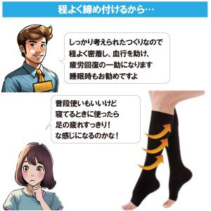 着圧ソックス 加圧ソックス 靴下 下肢静脈瘤 ...の詳細画像5
